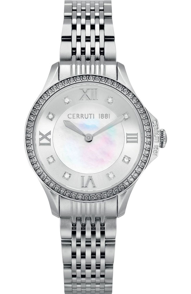 Cerruti 1881 Ladies Vignarola Crystals Stainless Steel Bracelet CRM22601